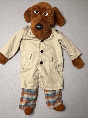 Scruff McGruff The Crime Fighting Dog Puppet 26" TAKE A BITE OUT OF CRIME Rare
